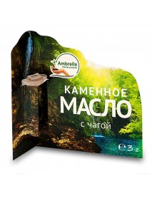 Каменное масло с чагой, леккер, 3 г. БЫСТРОЕ ВОССТАНОВЛЕНИЕ